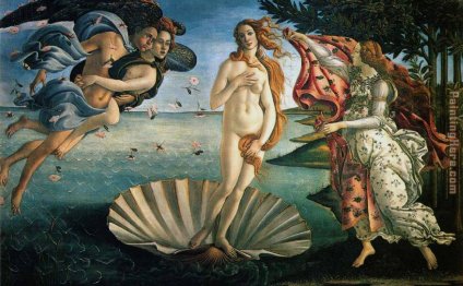 The Birth of Venus painting
