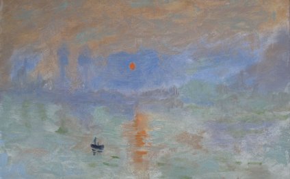 Sunset at Le Havre after Monet