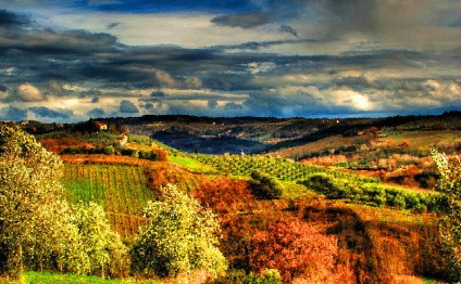 Tuscan Landscape Painting