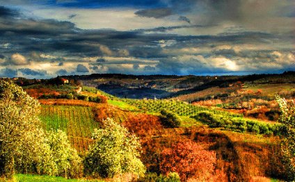 Tuscan Landscape Painting