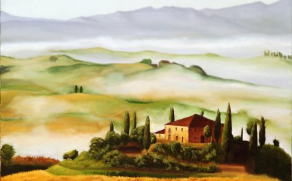 Tuscany Oil Painting by