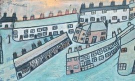 Alfred Wallis’s Houses at St Ives, Cornwall, c1928-42.