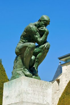 Most Famous Works Of Art: The Thinker by Auguste Rodin