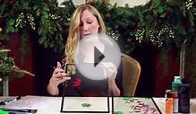 How to Paint Christmas Designs on Windows : Decorating for