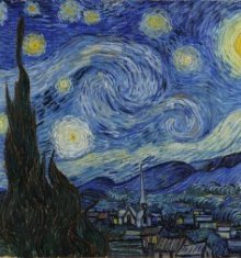 Most Famous Works Of Art: Starry Night by Vincent van Gogh (source: wiki) Most Famous Works Of Art: Starry Night by Vincent van Gogh